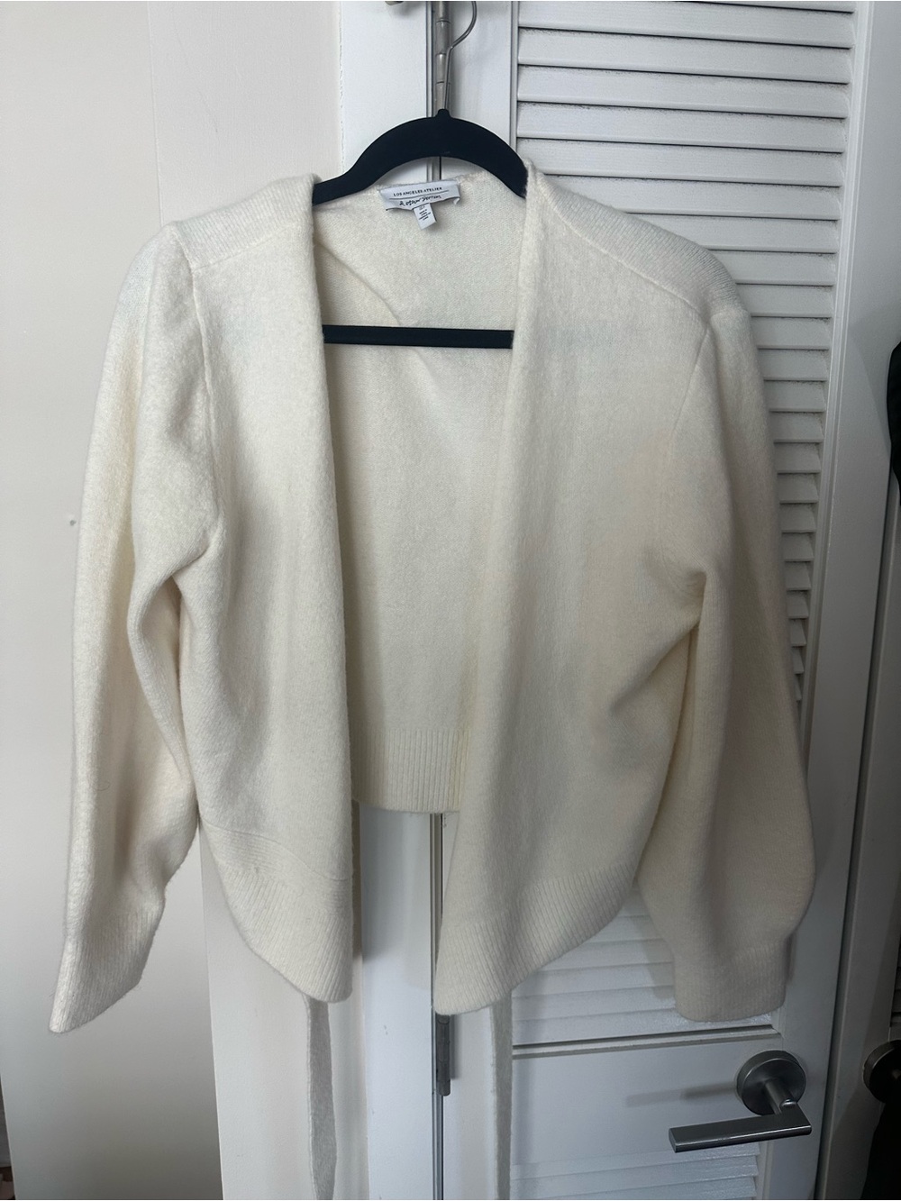& Other Stories Cream Wrap Sweater